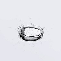 Water dripping effect vector, splashing