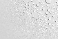 Water drops texture background, white design