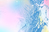 Aesthetic gradient background, water texture wallpaper, colorful design
