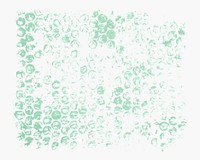Bubble wrap texture collage element psd