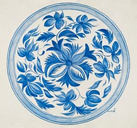 Plate (ca.1936) by Margaret Stottlemeyer. Original from The National Gallery of Art. Digitally enhanced by rawpixel.