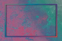 Rectangle frame on colorful background template vector