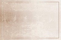 Rectangle gold frame on a grunge brown background vector