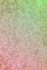 Colorful frost on a window mobile phone wallpaper