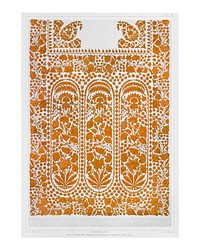 Indian ethnic pattern vintage illustration wall art print and poster design remix from original artwork of Sir Matthew Digby Wyatt.