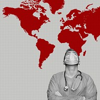 Medical hero working during the global coronavirus pandemic