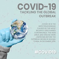 COVID-19 tackling the global outbreak template source WHO vector