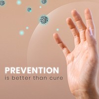 Prevention is better than cure cironavirus banner