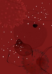 Red coronavirus patterned background