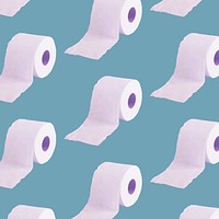 Tissue paper rolls patterned background vector