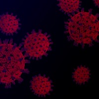 Coronavirus pandemic social banner template illustration