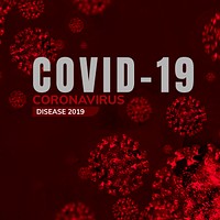 Covid-19 and Corona Virus awarenss template vector