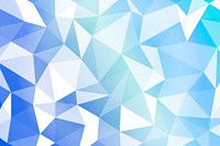 Blue geometric background vector