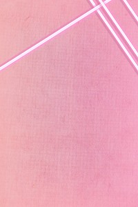 Glowing neon line on a pink background