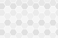 Gray hexagonal patterned background