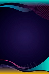 Colorful gradient template on a dark purple background vector