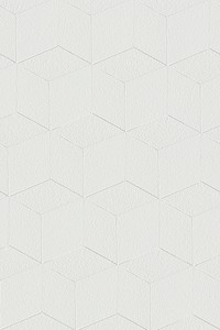 3D white paper craft cubic patterned background