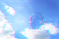 Bubble under the sunny skies