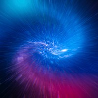 Dark blue rays galaxy background design