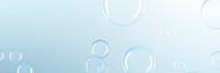 Bubble pattern blue background banner