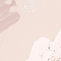 Acrylic paint texture frame vector on pastel pink background