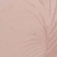 Dull pink paint texture vector background with leaf shadow