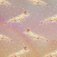 Nude art vintage pattern background