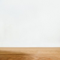 Wooden floor with white background
