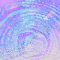 Purple holographic water ripple background 