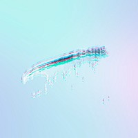 Glitch water splash background design space