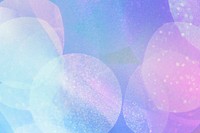 Blue holographic texture bokeh background