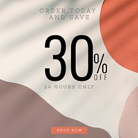 Save 30% template collection vector