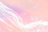 Plastic texture pastel background psd bubbles