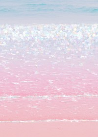 Sparkle ocean waves pastel image background
