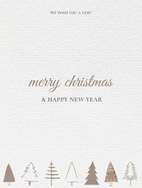 Season&#39;s greeting psd Merry Christmas &amp; happy new year