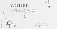 Merry Christmas greeting vector holiday card