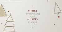 Christmas greeting vector festive background