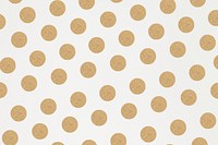 Gold polka dot glittery pattern background
