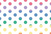 Vector polka dot colorful artsy wallpaper