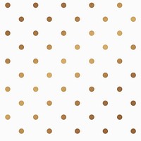 Vector golden shimmery polka dot pattern