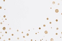 Gold dots celebration background vector