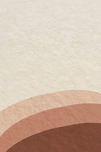 Background vector with semicircle in earth tone design