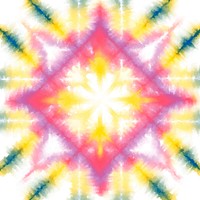 Tie dye pattern background vector with colorful watercolor paint