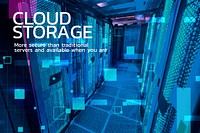 Cloud storage vector big data technology, remixed from public domain by Nasa