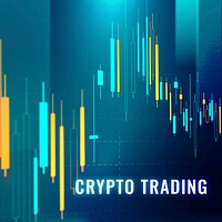 Crypto trading investment template vector digital finance social media post