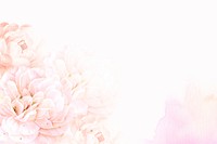 Flower background, aesthetic border design psd, remixed from vintage public domain images