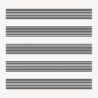 Stripes illustrator brush vector seamless pattern set