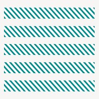 Seamless stripes illustrator brush stroke vector set