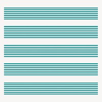 Seamless stripes brush stroke illustration vector set