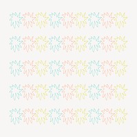 Doodle pattern brush illustration vector firework seamless set